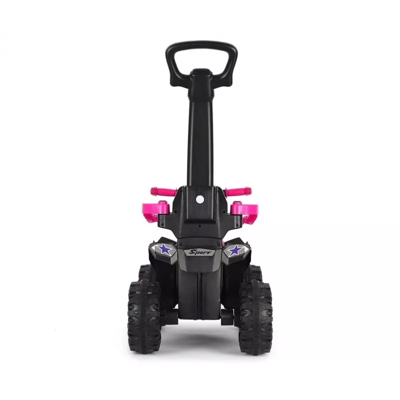 MILLY MALLY Bērnu velosipēds ar rokturi Wild Pink 12 collas