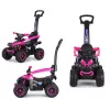 MILLY MALLY Bērnu velosipēds ar rokturi Wild Pink 12 collas