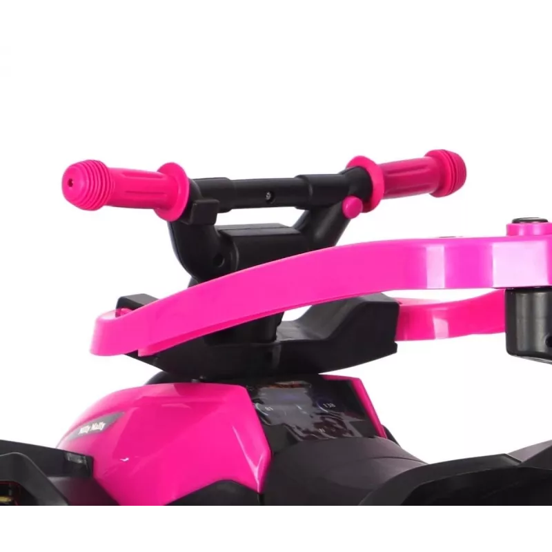 MILLY MALLY Bērnu velosipēds ar rokturi Wild Pink 12 collas