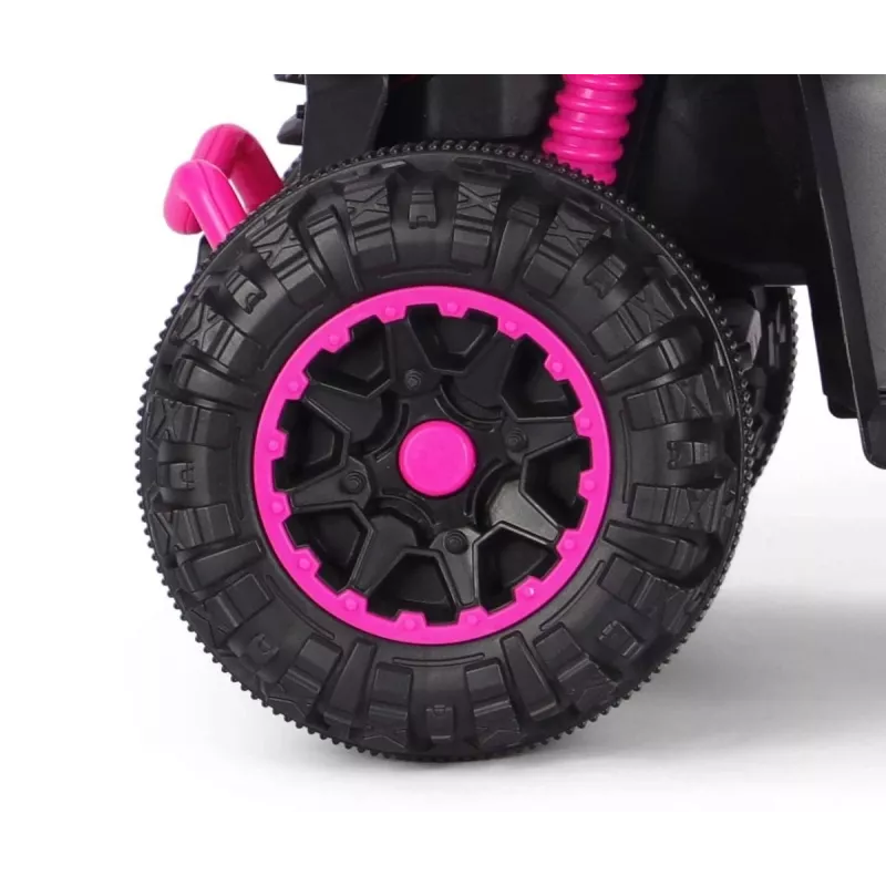 MILLY MALLY Bērnu velosipēds ar rokturi Wild Pink 12 collas