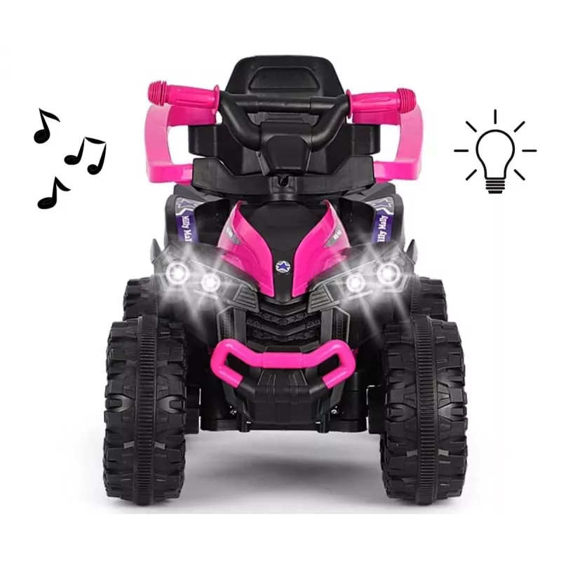 MILLY MALLY Bērnu velosipēds ar rokturi Wild Pink 12 collas