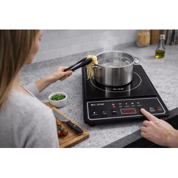 BLOW Induction Cooker, Single-Burner, Adjustable Hob, 2000W, Black