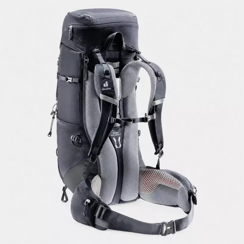 Deuter Aircontact Lite 40+10 Mugursoma Melns/Grafīts