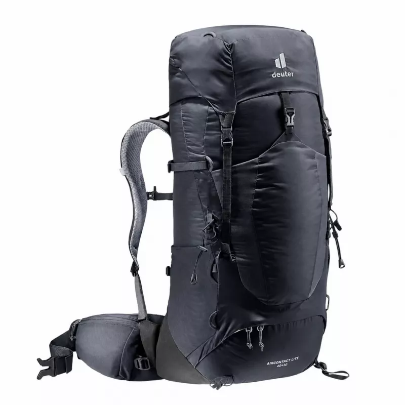 Deuter Aircontact Lite 40+10 Mugursoma Melns/Grafīts