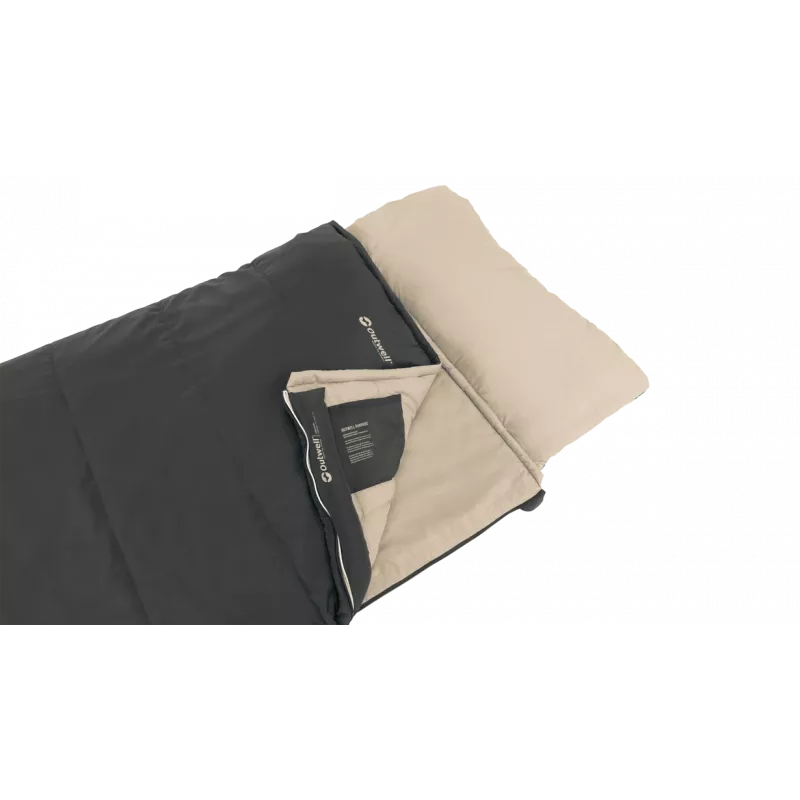 Outwell Contour Prime Sintētiskais Guļammaiss (190 cm) - Melns, Labais Rāvējslēdzējs