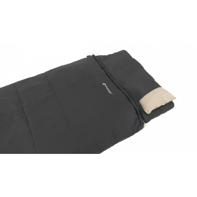 Outwell Contour Prime Sintētiskais Guļammaiss (190 cm) - Melns, Labais Rāvējslēdzējs