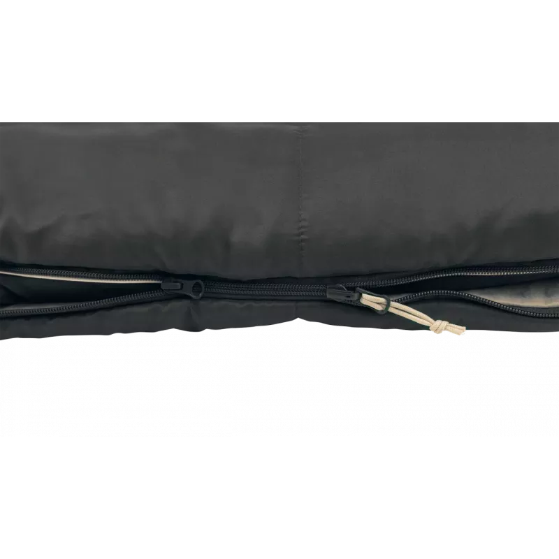 Outwell Contour Prime Sintētiskais Guļammaiss (190 cm) - Melns, Labais Rāvējslēdzējs