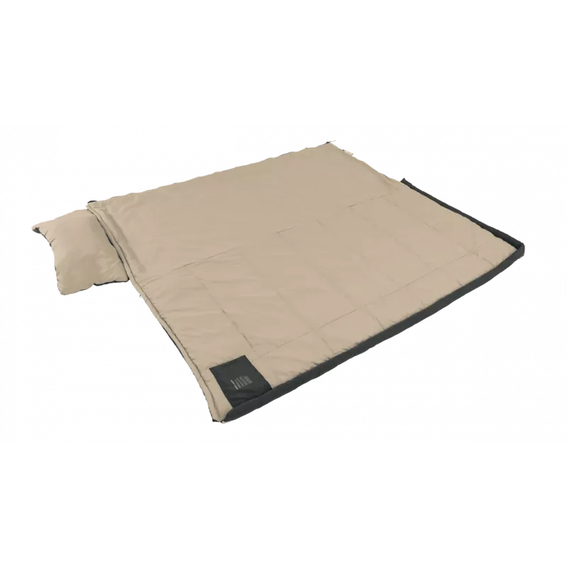 Outwell Contour Prime Sintētiskais Guļammaiss (190 cm) - Melns, Labais Rāvējslēdzējs