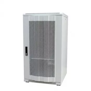 ALLNET SNB Series 22U 19 collu tīkla skapis 600x1200mm ar perforētām tērauda durvīm gaiši pelēkā krāsā (RAL 7035)