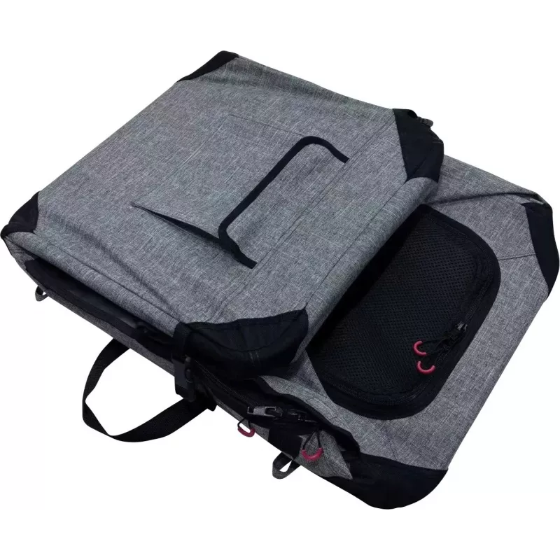 ZOLUX NOMAD S Salokāms auduma ceļojumu mājdzīvnieku nesējs 42x60x42cm Pelēks
