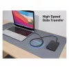 Equip USB 3.2 Gen 2 USB-C uz USB-C aktīvais optiskais kabelis 15m Melns