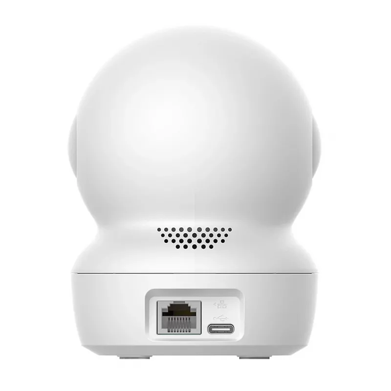 EZVIZ H6c G1 4K sfēriskā IP drošības kamera iekštelpām, 4K UHD, 3840x2160, Wi-Fi, Ethernet, nakts redzamība, divvirzienu audio, AI noteikšana, griestu/sienas/galda stiprinājums