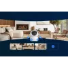 EZVIZ H6c G1 4K sfēriskā IP drošības kamera iekštelpām, 4K UHD, 3840x2160, Wi-Fi, Ethernet, nakts redzamība, divvirzienu audio, AI noteikšana, griestu/sienas/galda stiprinājums