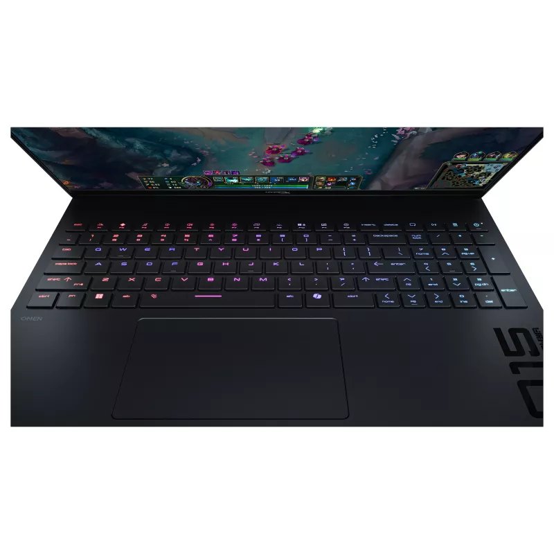 HP HyperX OMEN 15-ga0150ng 15,3 collu WUXGA IPS 165Hz spēļu klēpjdators, Intel Core i5-14450HX, 16GB DDR5 RAM, 1TB PCIe SSD, NVIDIA GeForce RTX 5060, Windows 11 Home, Shadow Black