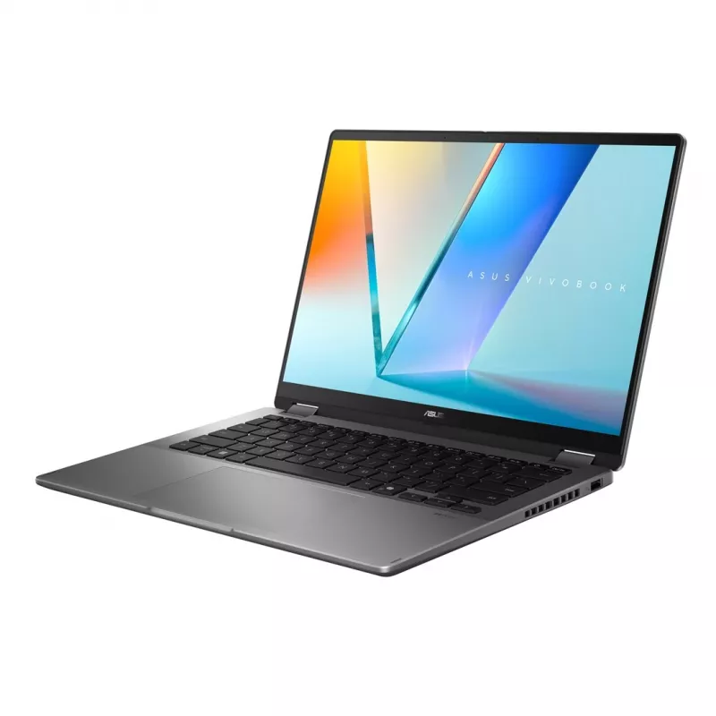 ASUS Vivobook 14 Flip TP3407SA-SG146W Ultra 5 226V 14,0 collu WUXGA Skārienjūtīgs 60Hz 300nits AG 16GB LPDDR5X 512GB SSD Intel Arc Graphics FHD Kamera 70WHrs Win11 Matēti Pelēks