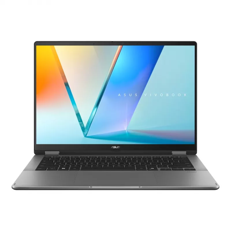 ASUS Vivobook 14 Flip TP3407SA-SG146W Ultra 5 226V 14,0 collu WUXGA Skārienjūtīgs 60Hz 300nits AG 16GB LPDDR5X 512GB SSD Intel Arc Graphics FHD Kamera 70WHrs Win11 Matēti Pelēks