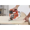 Black & Decker BES610K-QS 650W Svārsta finierzāģis komplektā ar kastīti