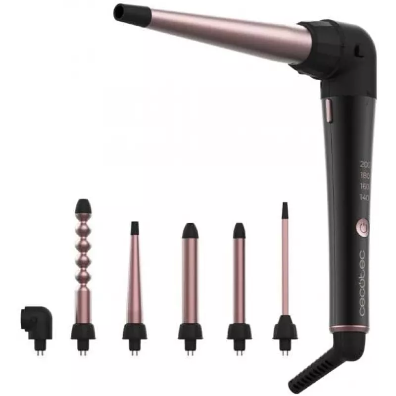 Cecotec SurfCare MultiWaves Daudzgalvu Matu Lokotājs, Keramikas, 46W, 140-200°C, 3 Uzgaļi