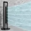 Cecotec EnergySilence 8190 Skyline Ionic Tower Fan, Stand Fan, 60 W, 29 cm, 3 ātrumi, Svārstības, Taimeris, Tālvadības pults, Pelēks