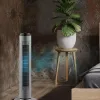Cecotec EnergySilence 8190 Skyline Ionic Tower Fan, Stand Fan, 60 W, 29 cm, 3 ātrumi, Svārstības, Taimeris, Tālvadības pults, Pelēks