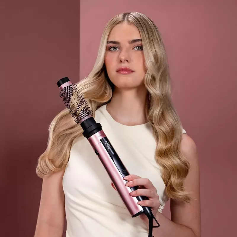 Cecotec CeramicCare 10in1 AirBrush Hot Air Brush 1200W Melns/Rozā
