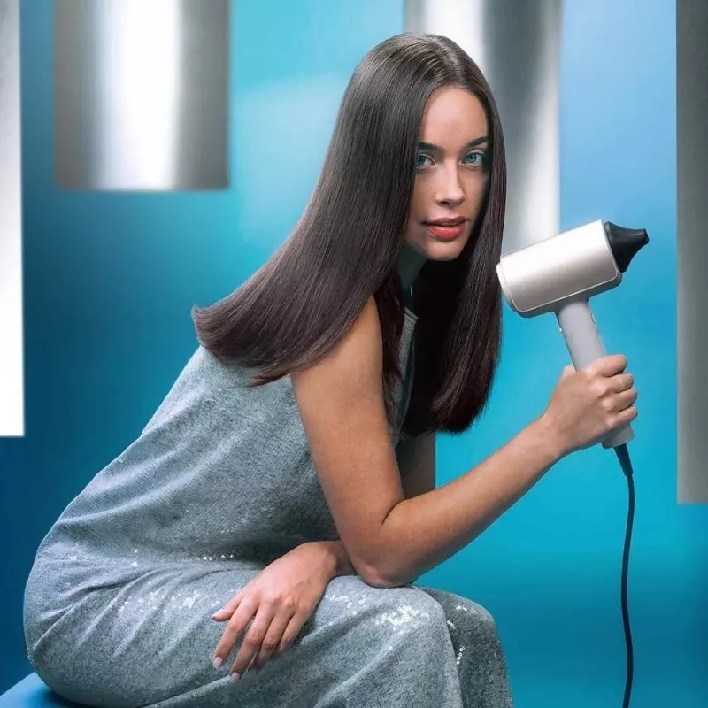 Cecotec DryGlam Nano Plasma Fēns 1600 W Melns/Rozā Zelts