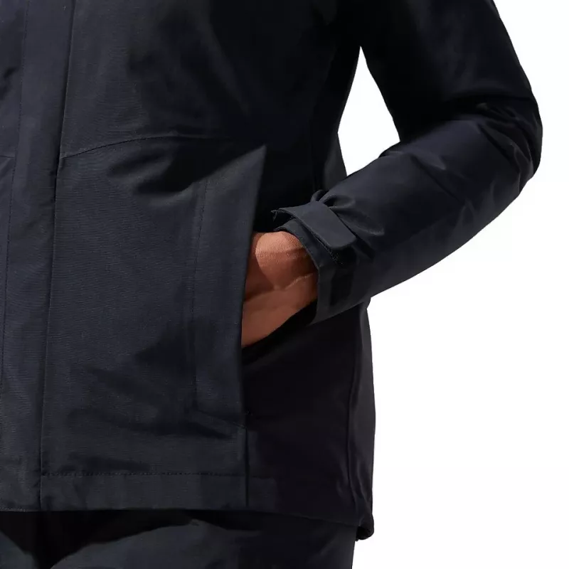 Berghaus Hillwalker Gore-Tex InterActive Jacket - Sieviešu jaka, izmērs S (Melna)