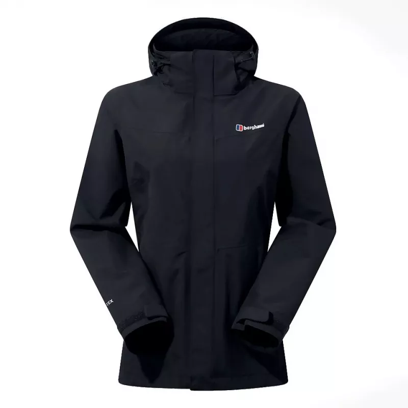Berghaus Hillwalker Gore-Tex InterActive Jacket - Sieviešu jaka, izmērs S (Melna)