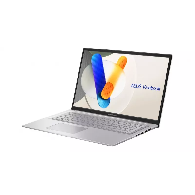 ASUS Vivobook 17 X1704VA-AU1067 Core 5 120U 17,3 collu FHD IPS-Level Panel 60Hz 250nits Pretatspīduma 16GB DDR5 512GB SSD Intel Graphics 720p Kamera 50WHrs Bez OS Cool Silver