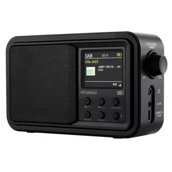 Hyundai PR650BTDAB portatīvais DAB+/FM radio ar Bluetooth, melns