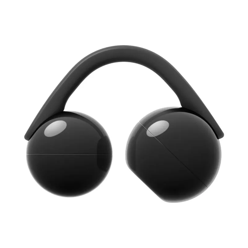 Sony LinkBuds Clip WF-LC900 True Wireless Open-Ear Earbuds, Bluetooth 5.2, IPX4, Melns
