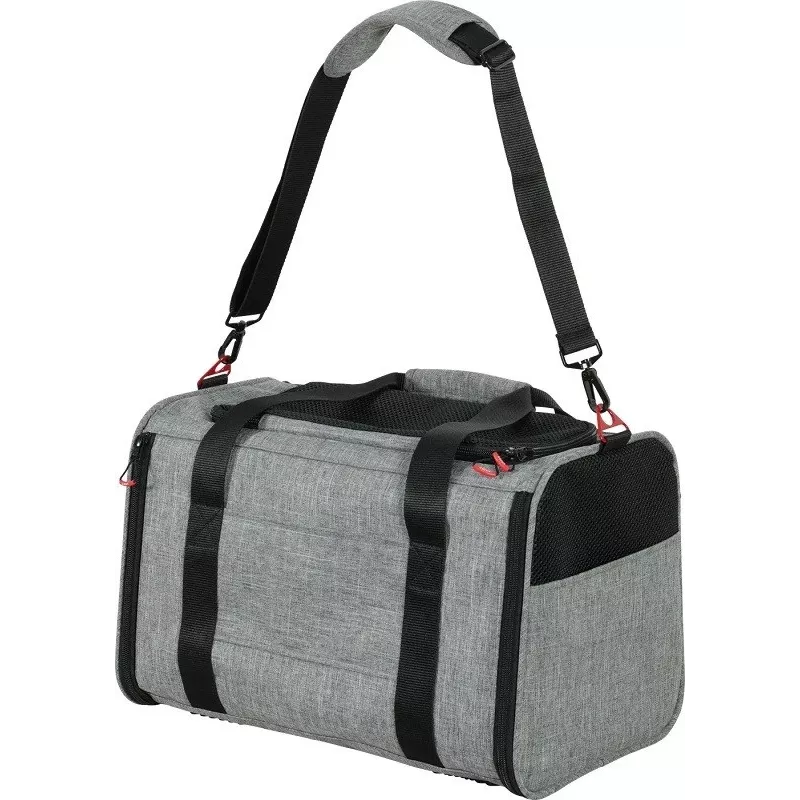 ZOLUX NOMAD L Paplašināms mājdzīvnieku pārvadātājs 48×30.8×30.5 cm Pelēks/Melns