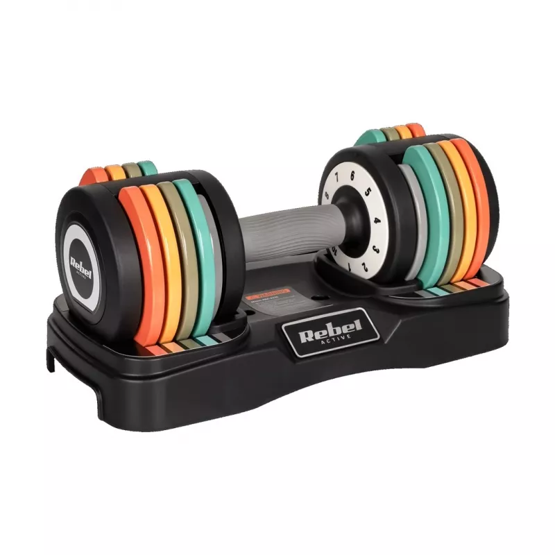 REBEL ACTIVE Automātiskās čuguna hanteles 2x10kg RBA2335