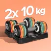 REBEL ACTIVE Automātiskās čuguna hanteles 2x10kg RBA2335