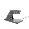 Gembird TA-WPC31S-01-BK 3-in-1 Salokāms Bezvadu Lādētāja Statīvs, 15W, Samsung Watch, Melns