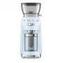 Smeg CGF03PBEU kafijas dzirnaviņas, 15 malšanas iestatījumi, 240 g pupiņu ietilpība, 150 W, pasteļzila