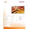 Sharp MultiSync M652 65 collu 4K UHD profesionālais displejs 550 cd/m² 24/7