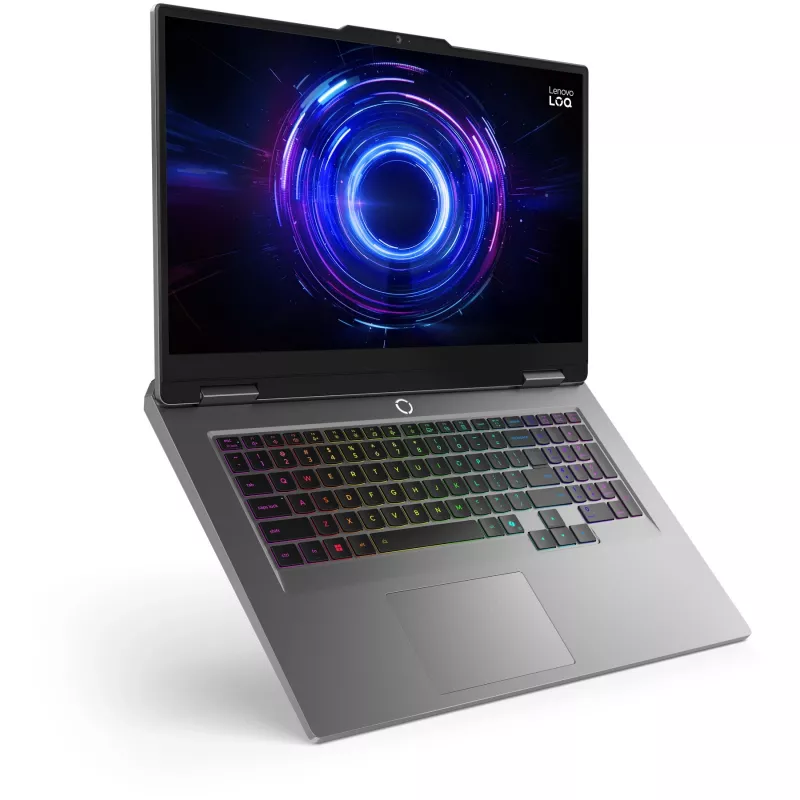 Lenovo LOQ 17IRX10 83JH Gaming Laptop - 17,3 collu FHD IPS 144Hz, Intel Core i5-13450HX, 24GB DDR5 RAM, 1TB NVMe SSD, NVIDIA GeForce RTX 5050 6GB, Windows 11 Home, Storm Grey