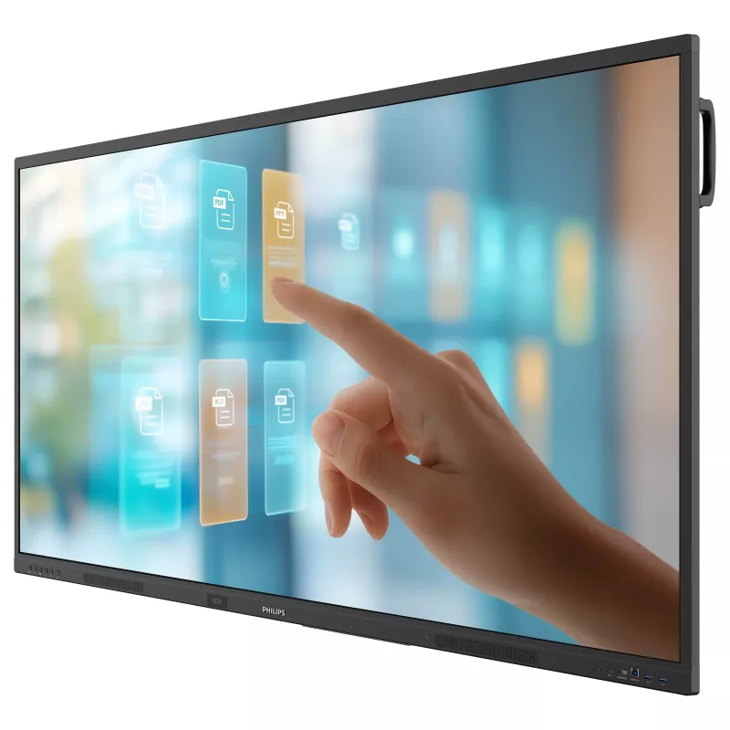 Philips 65BDL4252E 65 collu 4K UHD interaktīvs digitālās izkārtnes displejs ar vairāku pieskārienu