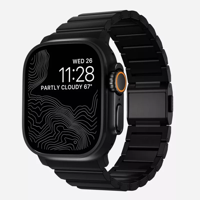 NOMAD Titanium Band for Apple Watch 46/49mm Silver