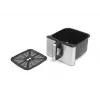 Breville VDF131X Bezeļļas gaisa fritieris, 1,25 kg, 1400 W, Melns/Sudrabs