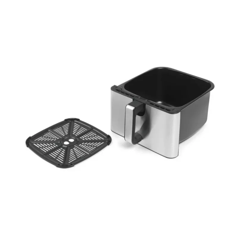 Breville VDF131X Bezeļļas gaisa fritieris, 1,25 kg, 1400 W, Melns/Sudrabs