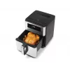 Breville VDF131X Bezeļļas gaisa fritieris, 1,25 kg, 1400 W, Melns/Sudrabs