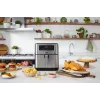 Breville VDF131X Bezeļļas gaisa fritieris, 1,25 kg, 1400 W, Melns/Sudrabs