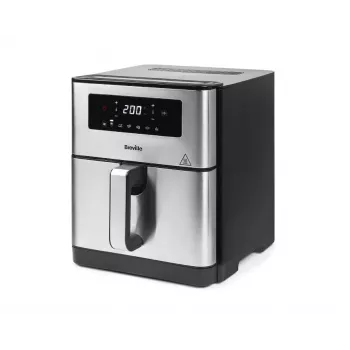 Breville VDF131X Bezeļļas gaisa fritieris, 1,25 kg, 1400 W, Melns/Sudrabs