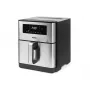 Breville VDF131X Bezeļļas gaisa fritieris, 1,25 kg, 1400 W, Melns/Sudrabs