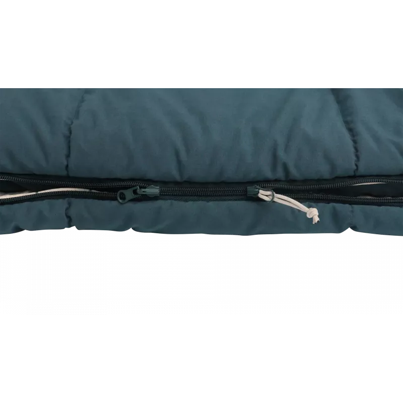 Outwell Camper Lux Double Blue Sleeping Bag 235x150 cm -16 to 5 °C Both Side Zipper