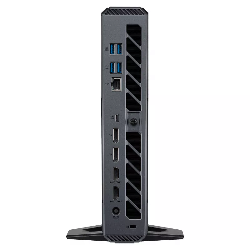ASUS ROG GR70-N90043AN Mini Gaming PC, AMD Ryzen 9 8940HX, 16GB DDR5, 1TB SSD, RTX 5060, Windows 11 Pro, Melns