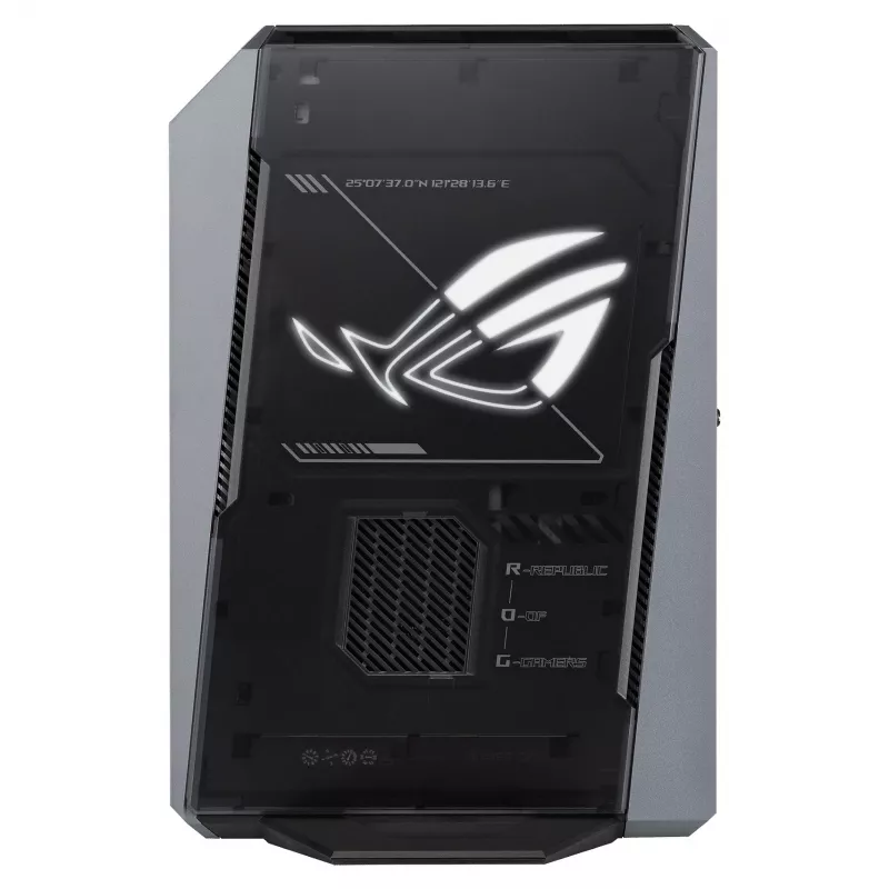 ASUS ROG GR70-N90043AN Mini Gaming PC, AMD Ryzen 9 8940HX, 16GB DDR5, 1TB SSD, RTX 5060, Windows 11 Pro, Melns
