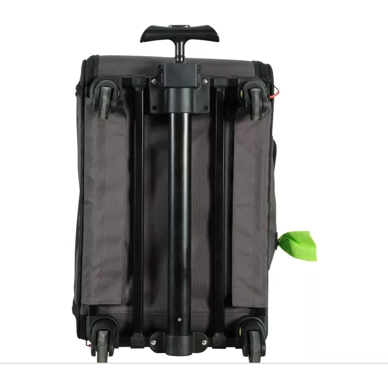 ZOLUX NOMAD Pārvadāšanas būris uz riteņiem suņiem un kaķiem 47x32x27 cm Melns